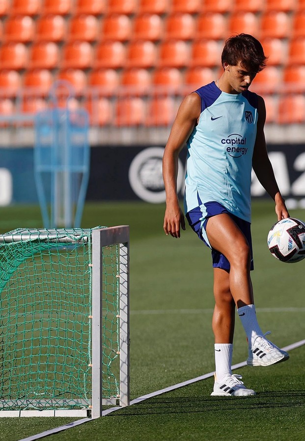João Félix ในชุดแข่ง Atletico Madrid ช่วงที่ค้าแข้งอยู่กรุงมาดริด