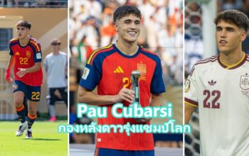 Pau Cubarsi กองหลังบาร์เซโลนาและทีมชาติสเปน แชมป์ฟุตบอลโลก 2026
